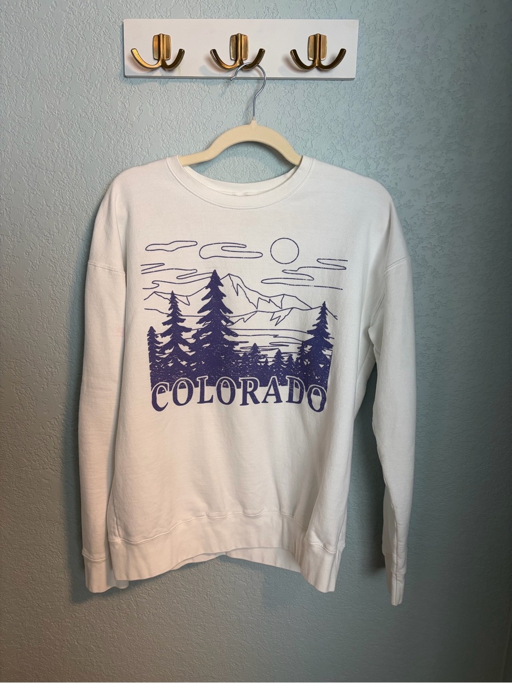 Tultex White Colorado Graphic Crewneck T-Shirt